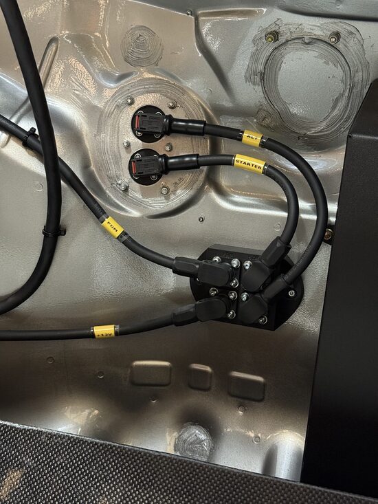 Akumulatora barošanas sadale